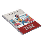 Gag-Geschenk - Notizbuch, das vorgibt, ein Buch zu (Rechte Seite)