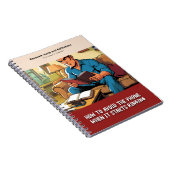 Gag-Geschenk - Notizbuch, das vorgibt, ein Buch zu (Rechte Seite)