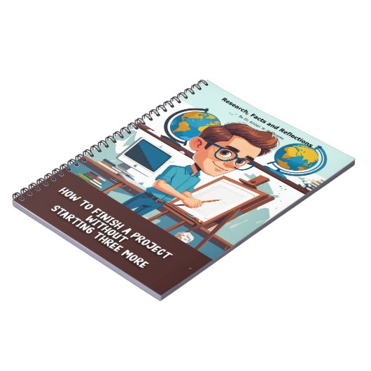 Gag gift - Notebook, pretending to be a book  Notizblock (Linke Seite)