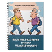 Gag gift - Notebook, pretending to be a book Notizblock (Vorderseite)