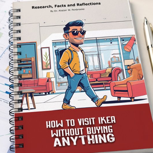 Gag gift - Notebook, pretending to be a book  Notizblock