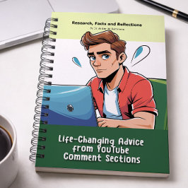 Gag gift - Notebook, pretending to be a book  Notizblock