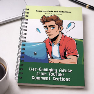 Gag gift - Notebook, pretending to be a book  Notizblock