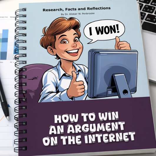 Gag gift - Notebook, pretending to be a book  Notizblock