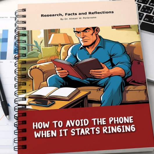 Gag gift - Notebook, pretending to be a book  Notizblock