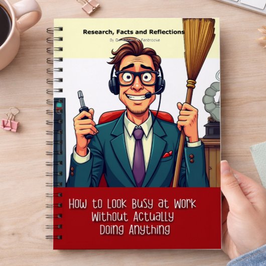 Gag gift - Notebook, pretending to be a book  Notizblock