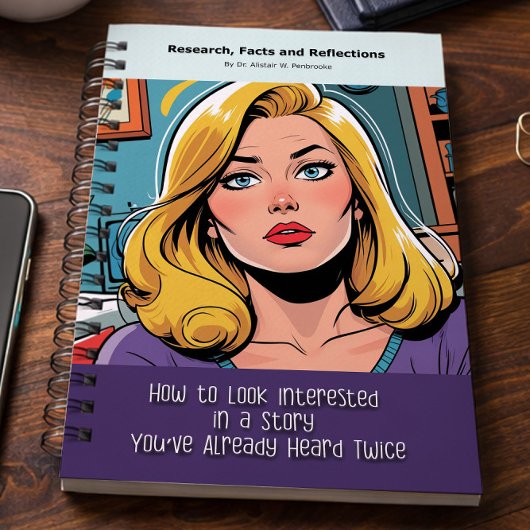 Gag gift - Notebook, pretending to be a book Notizblock