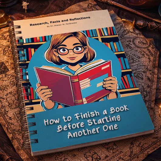 Gag gift - Notebook, pretending to be a book  Notizblock