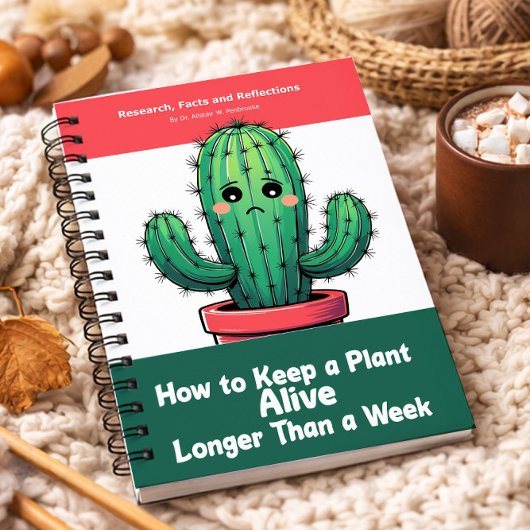 Gag gift - Notebook, pretending to be a book  Notizblock