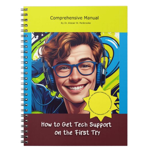 Gag gift - Notebook, pretending to be a book Notizblock (Vorderseite)