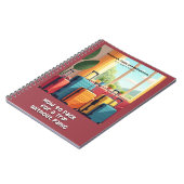 Gag gift - Notebook, pretending to be a book Notizblock (Linke Seite)