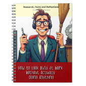 Gag gift - Notebook, pretending to be a book Notizblock (Vorderseite)