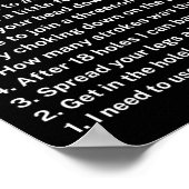 Gag Golf Ideas Golf For Dad Funny Golf For Men  Poster (Ecke)