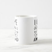 Gag Introvert Geschenk kam ich sah ich es unangene Kaffeetasse (Mittel)