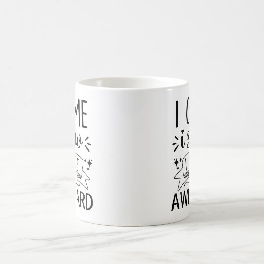Gag Introvert Geschenk kam ich sah ich es unangene Kaffeetasse (Mittel)