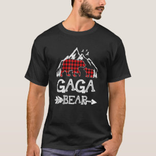 Gaga Bear Christmas Pajama Roter Kariert Buffalo F T-Shirt