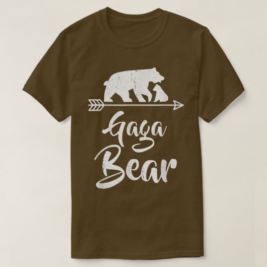 Gaga Bear Matching Familienweihnachtskostüm T-Shirt (Design vorne)