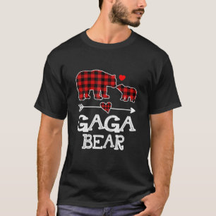 Gaga Bear Red Buffalo Kariert Gaga Bear Pajama T-Shirt