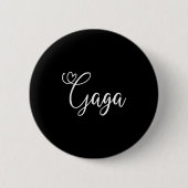 Gaga Cute Heart Grandma Button (Vorderseite)