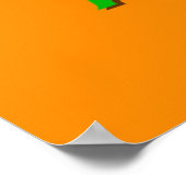 Gaga & Grumps Cheese Animal Funny Orange Chihuahua Poster (Ecke)