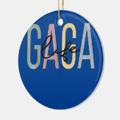 Gaga Life Gaga Grandma Boho Gaga Großmutter Keramik Ornament (Links)