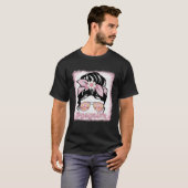 Gaga Messy Bun Bleaches Groovy Hippie Flower Mothe T-Shirt (Vorne ganz)