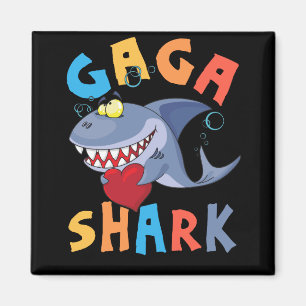 Gaga Shark Geburtstags Familienmüttertag Magnet