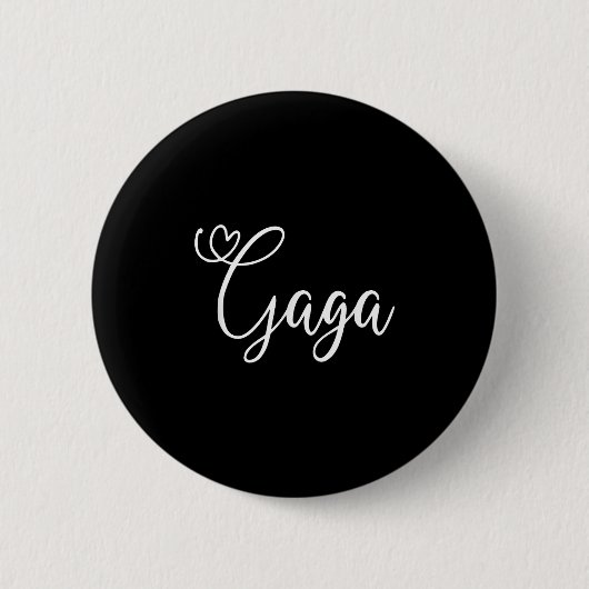 Gaga Süße Herz Oma Button (Vorderseite)
