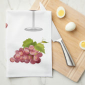 Gaga über Trauben Geschirrtuch (Viertel Falte)