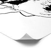 Gaga-Vogelreihe 1 Poster (Ecke)