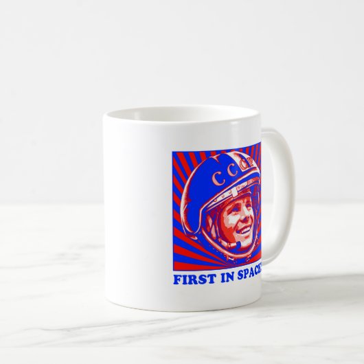 Gagarin ЮрийГагарин Kaffeetasse (VorderseiteRechts)