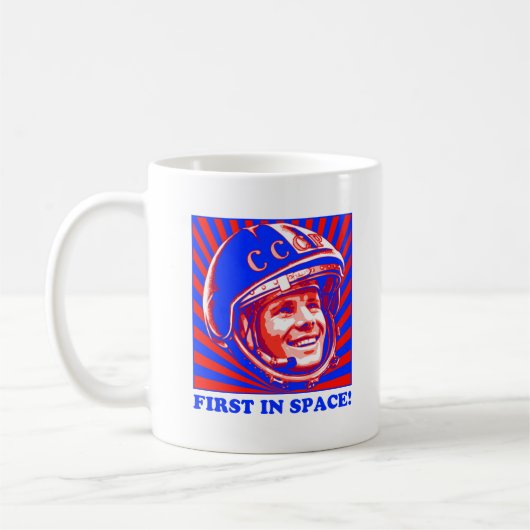 Gagarin ЮрийГагарин Kaffeetasse (Links)