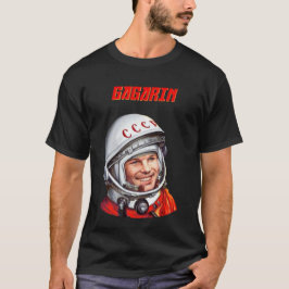 Gagarin - Sowjetwelle, Gagarin Weltraumkunst T-Shirt