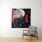 Gagarin Sowjetwelle, Gagarin Weltraumkunst Wandteppich (Beispiel (Horizontal))
