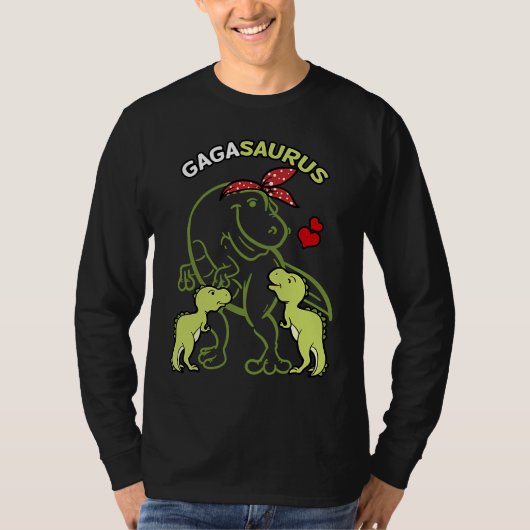 Gagasaurus Gaga 2 Kids Dinosaur Mother's Day T-Shirt (Vorderseite)