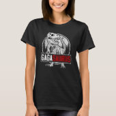 Gagasaurus Rex Dinosaur Gaga Saurus T-Shirt (Vorderseite)