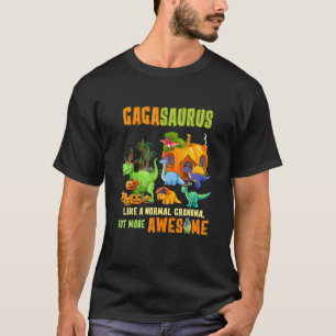 Gagasaurus T Rex Dinosaur Gaga Saurus Halloween Co T-Shirt