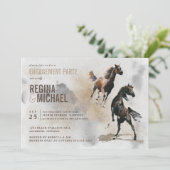 GAGEMENT PARTEI "Wildes Pferd" Einladung (Stehend Vorderseite)