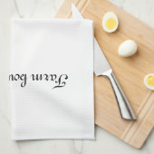 Gaggle des Gänsepens und der Zeichnend Tinte Geschirrtuch (Viertel Falte)