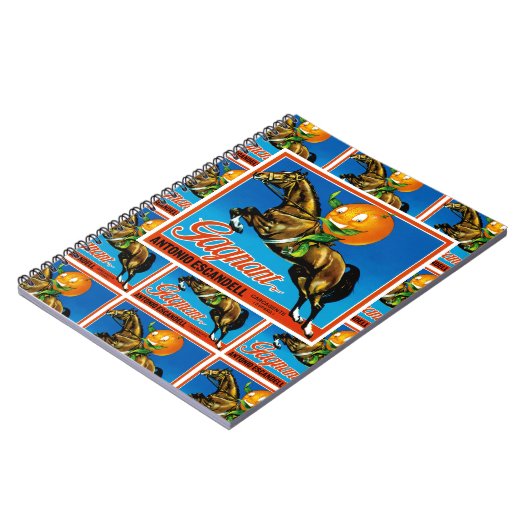 Gagnant Orange Label Notizblock (Linke Seite)