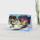 Gagnon - A Quebec Village Street, Karte (Vorderseite)