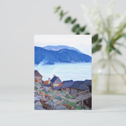 Gagnon - Abend an der Nordküste Postkarte (Stehend Vorderseite)