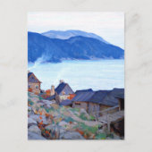 Gagnon - Abend an der Nordküste Postkarte (Vorderseite)