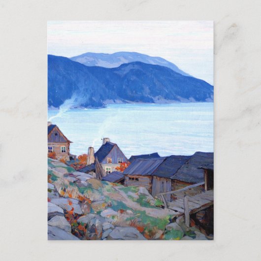 Gagnon - Abend an der Nordküste Postkarte (Vorderseite)