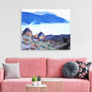 Gagnon - Abend auf dem Poster der Nordküste Leinwanddruck