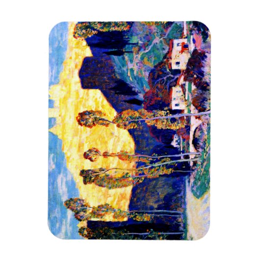 Gagnon - Abend, Siena - berühmtes Gemälde Magnet (Vertikal)