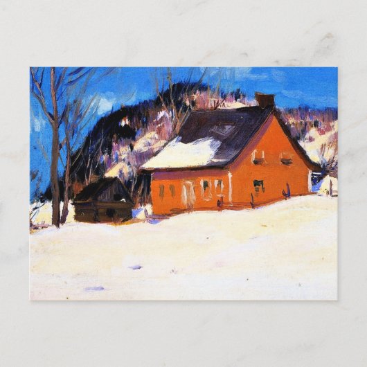 Gagnon - Das Rote Haus, schöne Kunst, Postkarte (Vorderseite)