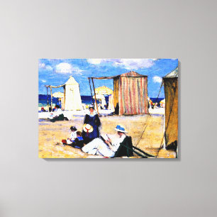 Gagnon - Der Strand von Dinard, schöne Kunst Leinwanddruck