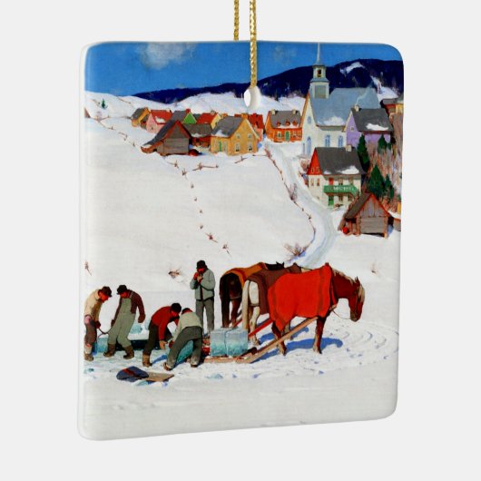 Gagnon - Die Eisernte Keramikornament (Rechts)