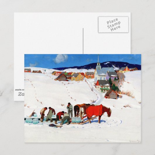 Gagnon - Die Eisernte Postkarte (Vorne/Hinten)